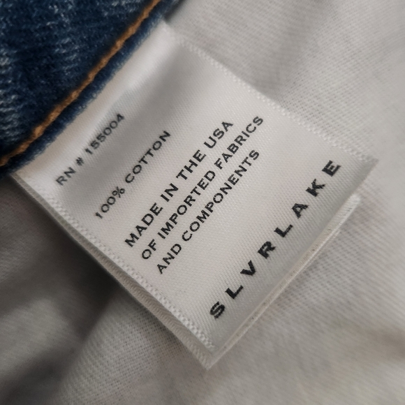 SLVRLAKE | Virginia Slim High-Rise Jeans in Daydream - Picture 7 of 8